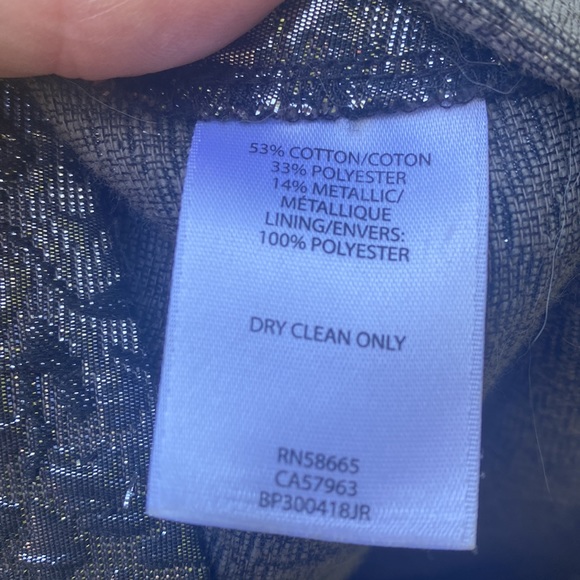 Frenchie cocktail sleeveless dress black and silver size large - Picture 4 of 8